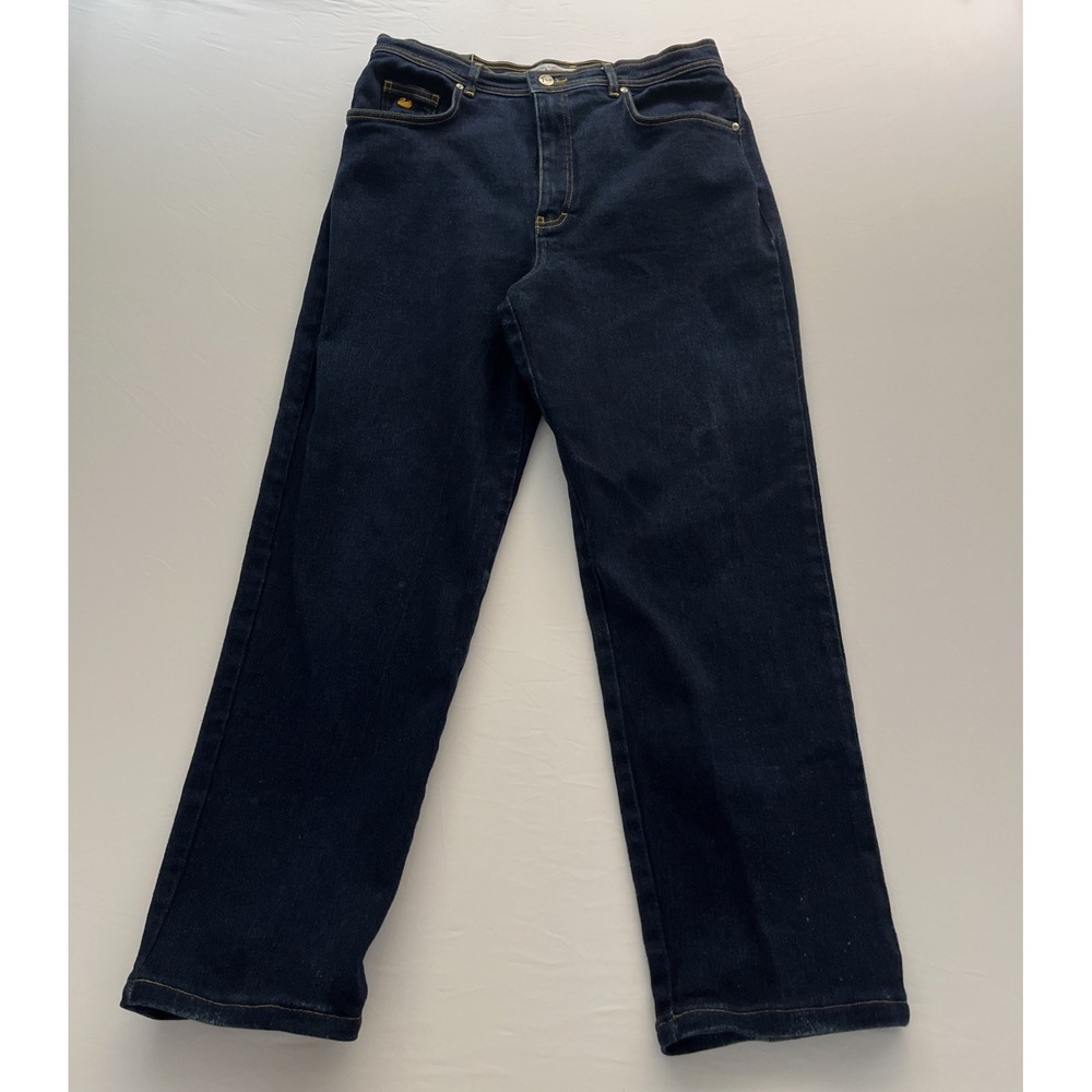 Gloria Vanderbilt Amanda Stretch Denim Jeans Womens 14 Missy Medium Straight Leg
